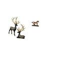 thumbnail image 5 of CarpNettore Reindeer Elk Resin Statue Collection Deer Figurine Animal Figure Cabinet Tabletop Wedding Housewarming Sculpture Artwork Collectible Ornament Horse Desk Decoration Bookcase Living, 5 of 8