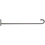 Black Wrought Iron Mini Garden Flag Holder Porch Mailbox Post Bracket