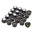 thumbnail image 2 of Electrical Buddy A01 Silver Tone Top Potentiometer Volume Control Rotary Knobs 6mm Shaft Hole 20PCS, 2 of 4