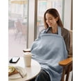 thumbnail image 3 of Cobertura para Lactancia de Muselina Blissful Diary Azul Claro Transpirable, 3 of 7