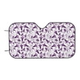 thumbnail image 7 of Fotbe Violets Flowers Car Windshield Sunshade | Sun Visor Protector Front Window Shade, Keeps Out UV Rays, Keeps Your Vehicle Cool-Medium, 7 of 7
