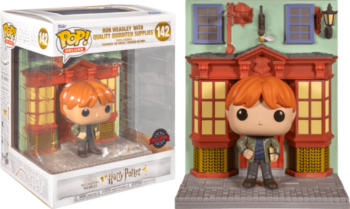 Funko Pop - Harry Potter - Ron Weasley Quality Quidditch Supplies Diagon Alley Diorama - Walmart.com