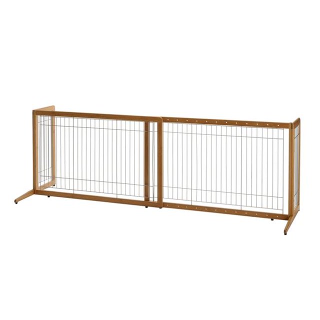 Richell USA 94180 Prendre Porte d'Animal de Compagnie Autonome - Bambou