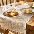 thumbnail image 6 of Naittoop Elegant Lace Table Runner 18x48in Delicate French Floral Design Versatile Decorative Cover for Dining Room Coffee Table Wedding Centerpiece B, 6 of 7