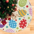 thumbnail image 5 of FMSHPON Easter Xmas Christmas Tree Skirt Stand Mat for Holiday Party Decoration Indoor Outdoor 48 inches, 5 of 6