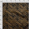 thumbnail image 2 of oneOone Polyester Lycra Hot Curry Fabric Tiger Animal Skin Sewing Material Print Fabric By The Yard 56 Inch Wide, 2 of 4