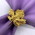 thumbnail image 3 of Set of 12 Thanksgiving Fall Napkin Rings Round Napkin Holders Maple Leaf Napkins Golden/Silver/Vintage Fall Table Decorations for Dining Table, Wedding, Birthday Party, Family Gatherings, 3 of 6