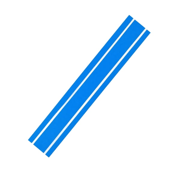 Car Decal Blue Double Stripe Hood Vinyl Decal for Racing Cars Custom Stylish Car Decorations Gift for Auto Enthusiasts Waterproof Removable Single Stripe Decal for Hood