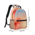 thumbnail image 2 of Disketp The Sunset of Dandelion Backpack - Comfortable Daypack with The right laptop for you Spacious Main Compartment & other poket - {designName} print, 2 of 6