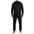 thumbnail image 3 of Men's 2 Piece Tracksuits Sets Fleece Lined Jogging Sweatsuits Full Zip Hoodie & Sweatpants Warm Up Track Suits, 3 of 4