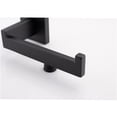 thumbnail image 4 of JERFIT 8-Piece Matte Black Bathroom Hardware Set, Stainless Steel Modern Bath Accessories Kit with Towel Bar, Towel Ring, Paper Holder, Shelf, 4 of 10