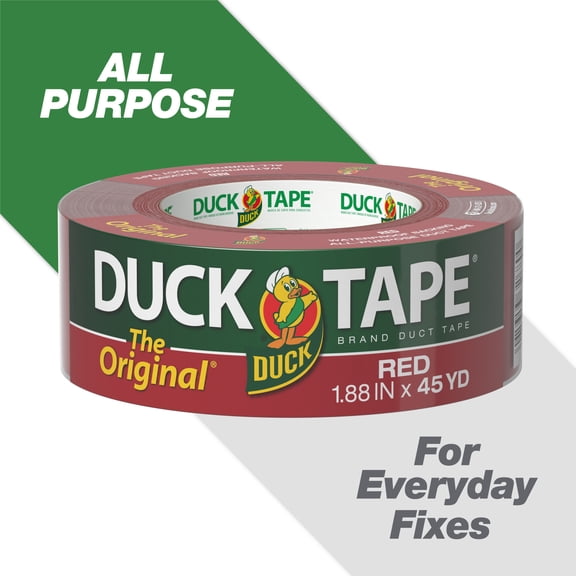 The Original Duck Tape Brand Duct Tape, 1.88 in. x 45 yd., Red