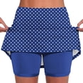 thumbnail image 2 of Hulanddfd Women's Shorts Polka Dot Print High Waist Tight Yoga Pants Black Size 2XL, 2 of 4