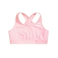 thumbnail image 4 of renvena Kids Girls Active Gym Fitness Sportswear Yoga Bra Top Criss Cross Back Dancewear Size 4-16 Pink 14, 4 of 7