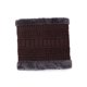 thumbnail image 1 of Conjunto cálido de gorro y bufanda de invierno, elegante gorro de punto con calavera para hombres y mujeresNeck cover brown, 1 of 5