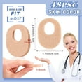 thumbnail image 2 of BlinkLLX 48 Pack Callus Pads Soft 1/4" Thick Oval Shape Corn Pads 1/8" Felt Callus Cushions Adhesive Corn Protectors for Men Women Feet Toes Pain Relief(Nude, 1/4 Inch), 2 of 5