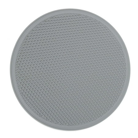 

Wioihee Microwave Mat Silicone Cover Pad 30CM Large Silica Gel Honeycomb Pattern Meal Mat Household Kitchen Silica Gel Tableware Heat Insulation Mat