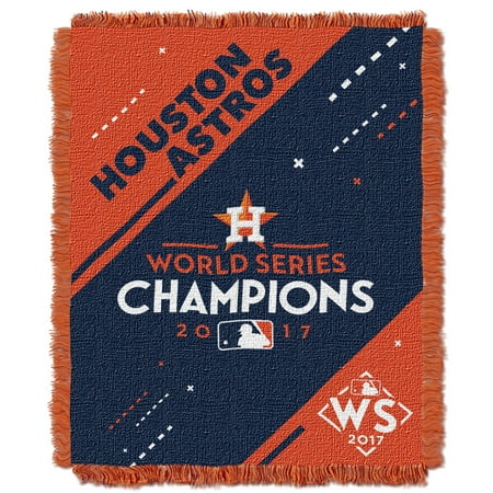 Mlb Woven Tapestry Throw - MLB Houston Astros 2017 World Series Champions 46
