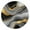 Gray and Gold, variant on Teal and Gold Marble Splatter Pattern Round Fitted Tablecloth with Elastic Edge,Dining Table Cover Waterproof,Outdoor Round Tablecloth for Camping,Dining,Indoor and Outdoor
