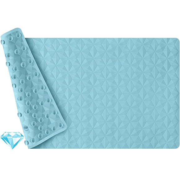 Alfombra de baño Wrisin antideslizante de caucho natural, 40 x 70 cm, con 241 tazas
