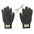 thumbnail image 4 of Guantes eléctricos USB, guantes calentadores de manos USB, guantes de punto de 5 pines para hombre, 4 of 5