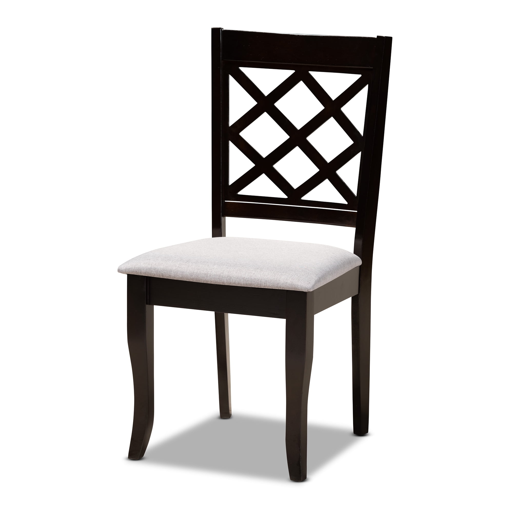 Baxton Studio Andor Modern Dining Set, Dark Brown