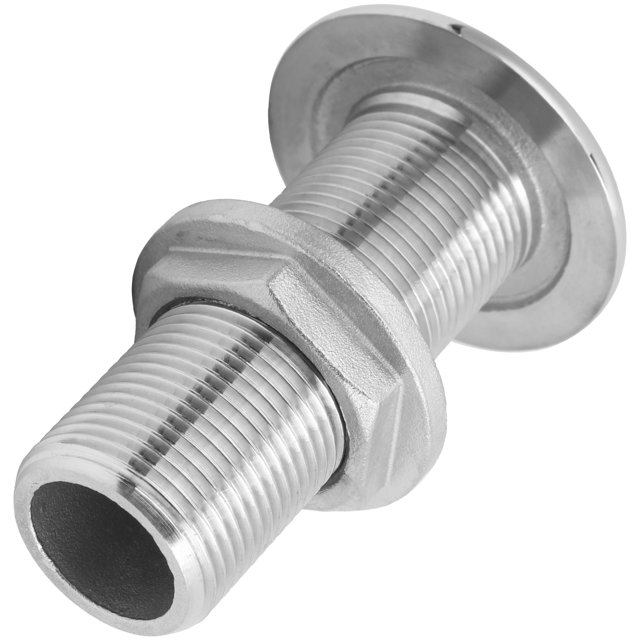 Montaje A Través Del Casco, Salida De Agua Plateada Para Barcos, MJS022 Marine Outdoor Para Yates OTVIAP 3/4in