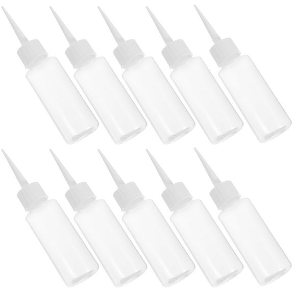 Transparent Plastic Squeeze Bottles with for Liquid Storage Use Safe Polyethylene