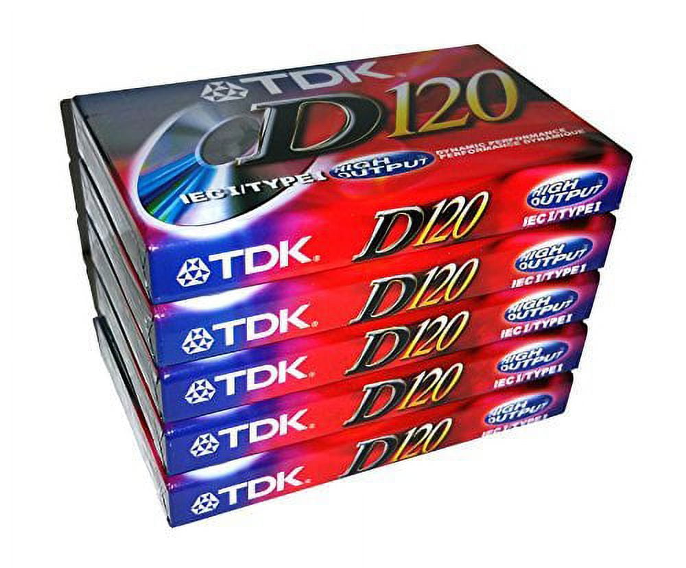 Maxell Bronze VCR Blank Recording T-120 VHS Cassette Tapes, 120