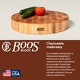 thumbnail image 4 of John Boos CCB Round Reversible Wood Chopping Board, 18" x 18" x 3", Maple, 4 of 9