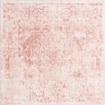thumbnail image 1 of Unique Loom Tapis Design Complexe Oxford 6' x 6' Carré Rose/ivoire, 1 of 1
