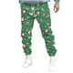 thumbnail image 2 of Pantalones largos para hombre, pantalones deportivos ajustados para correr, pantalones deportivos con cordón, pantalones con estampado navideño, pantalones para hombre, 2 of 5