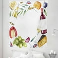 thumbnail image 1 of Wine Tapestry, Round Frame Hand Painted Food Objects Watercolor Drink Cheese Fruits Illustration, Fabric Wall Hanging Decor for Bedroom Living Room Dorm, 5 Sizes, Multicolor, by Ambesonne, 1 of 1