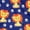 Navy Lions, variant on Dog Pajamas Soft Cotton Blend Jumpsuit Cute Clothes Small Medium Pet