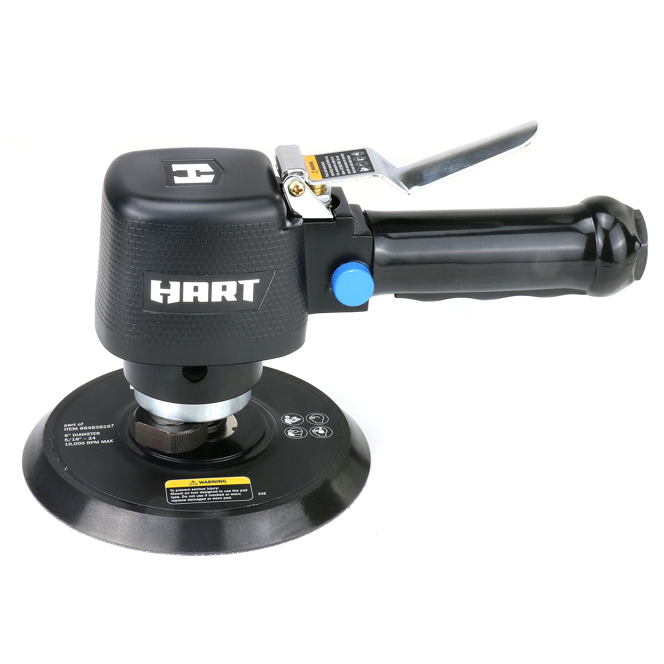 HART 6 in. Dual Action Air Sander - Walmart.com