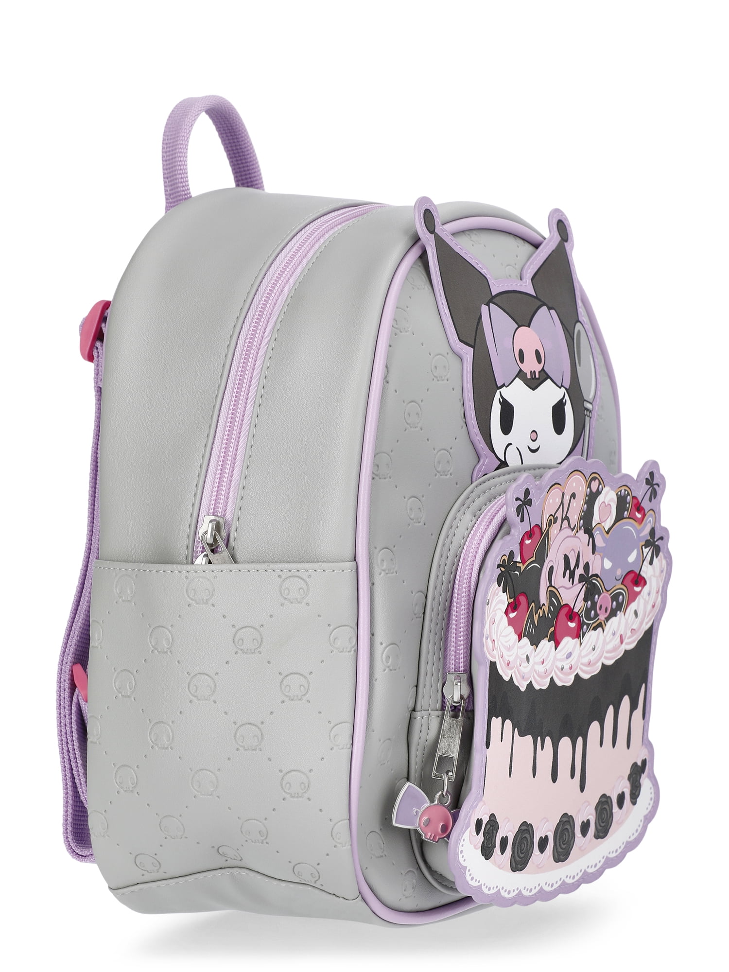 Sanrio Kuromi Too Sweet Faux Leather Mini Backpack Sanrio My Melody & Kuromi Cake Mini Backpack | Loungefly main image 3