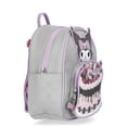 thumbnail image 4 of Kuromi Women's Too Sweet Faux Leather Mini Backpack, 10.5", Purple, 4 of 5