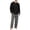 AD04-Dark Gray, variant on VV AVEORS Mens Pajama Set Long Sleeve Soft Sleepwear Loungewear Pjs Tops Plaid Pants With Pockets 2 Piece Holiday Sleepwear Green S