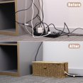 thumbnail image 6 of Natural L Rattan Style Cable Management Box, 6 of 7