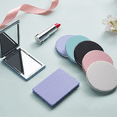thumbnail image 5 of Espejo plegable portátil, mini espejo de maquillaje, espejo de maquillaje portátil, espejo circular de doble cara, patrón de regalo, 5 of 5