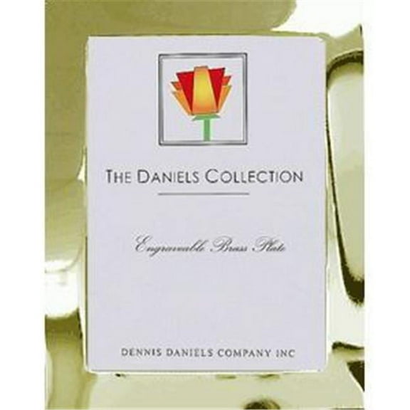 Dennis Daniels E0504B 4 x 6 in. Wide Elegant Frame - Brass
