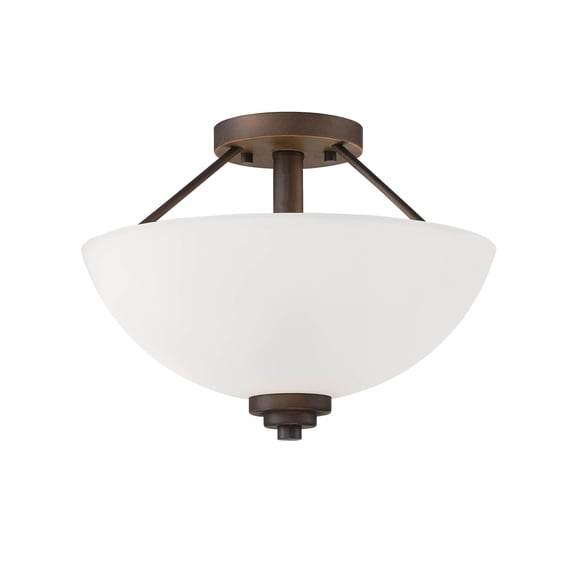 Millennium Lighting - Durham - 2 Light Semi-Flush Mount-10.5 Inch Tall and 13.5