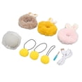 thumbnail image 2 of Juguete eléctrico de pelota para gato, 3 modos de carga USB, juguete interactivo inteligente para gatito con cubierta de correa de felpa para interior, 2 of 5
