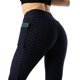 thumbnail image 2 of Pantalones de yoga para mujer elásticos con bolsillos Leggings casuales para deportes de gimnasia (negro L) Likrtyny Para Estrenar, 2 of 9