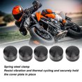 thumbnail image 3 of Screw  10PCS Motorcycle Head  Cover CNC Aluminum Black Round Grooved Engine Screw Topper Covers  for Motorbike Body Frame Shell, 3 of 8