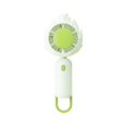 thumbnail image 2 of Portable Handheld Fan Dragon Fruit Inspired Personal Rechargeable Mini Fan with 3 Speed-Settings Cordless Handheld Device for Outdoor Travel Summer Use, 1Pack Green, 2 of 6