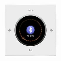 Wall-Mounted Bluetooth Audio Control Panel 86 with 2x25W Amplifier Ceiling Speakers for Home Background Music System B