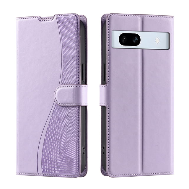 Google Pixel 7A Étui 5G, Portefeuille en Cuir Pu Couverture Rabattable Porte-Cartes Support Magnétique