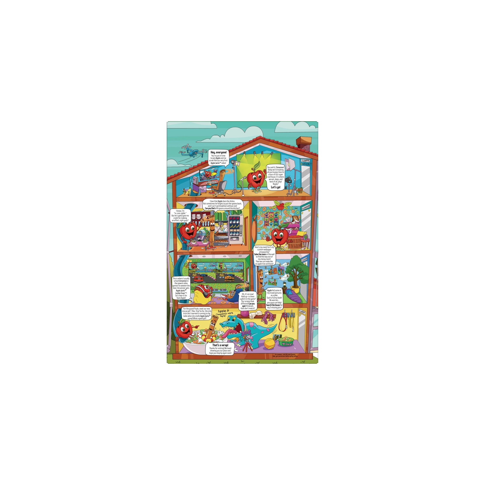 Kellogg's Apple Jacks Cold Breakfast Cereal (Pack of 5)