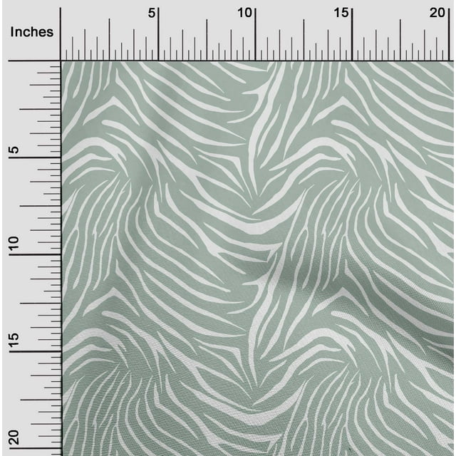 oneOone Polyester Lycra Dusty Green Fabric Skins Animal Sewing Craft Projects Fabric Prints By Yard 56 Inch Wide